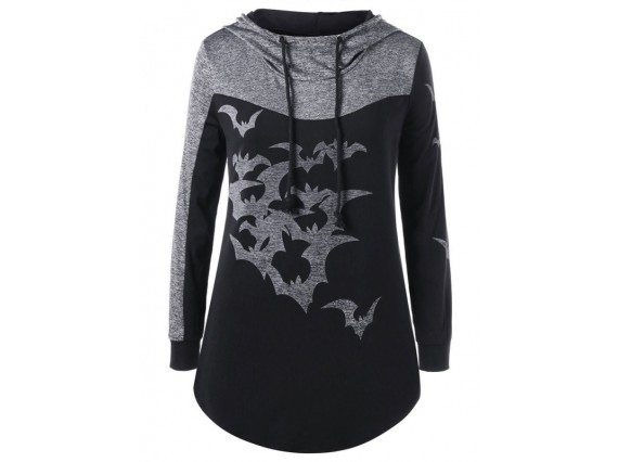 Mid-Length Casual Fall Single Spring Hooded Pullover Long Sleeve Hoodies